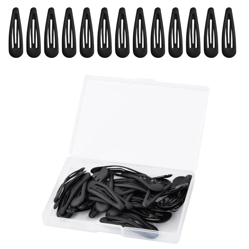 30pcs Large Metal Snap Hair Clips for Women Girls Hair Accessories