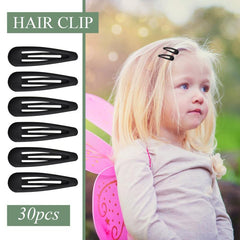 30pcs Large Metal Snap Hair Clips for Women Girls Hair Accessories