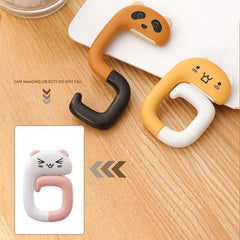 Cute Animal Adhesive Hooks for Hanging Items