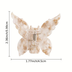 Butterfly Acetate Hair Clips Claw Clips No Slip Grip Small Hair Accessories