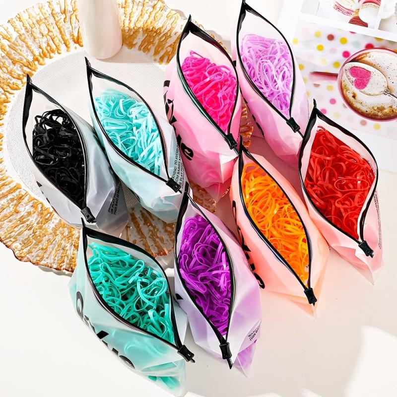 500pcs Girls Hair Accessories Elastic Hair Bands Headband Children Ponytail Hold