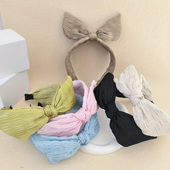 Bow Knotted Headband Hair Band For Girls Women Wide Headband