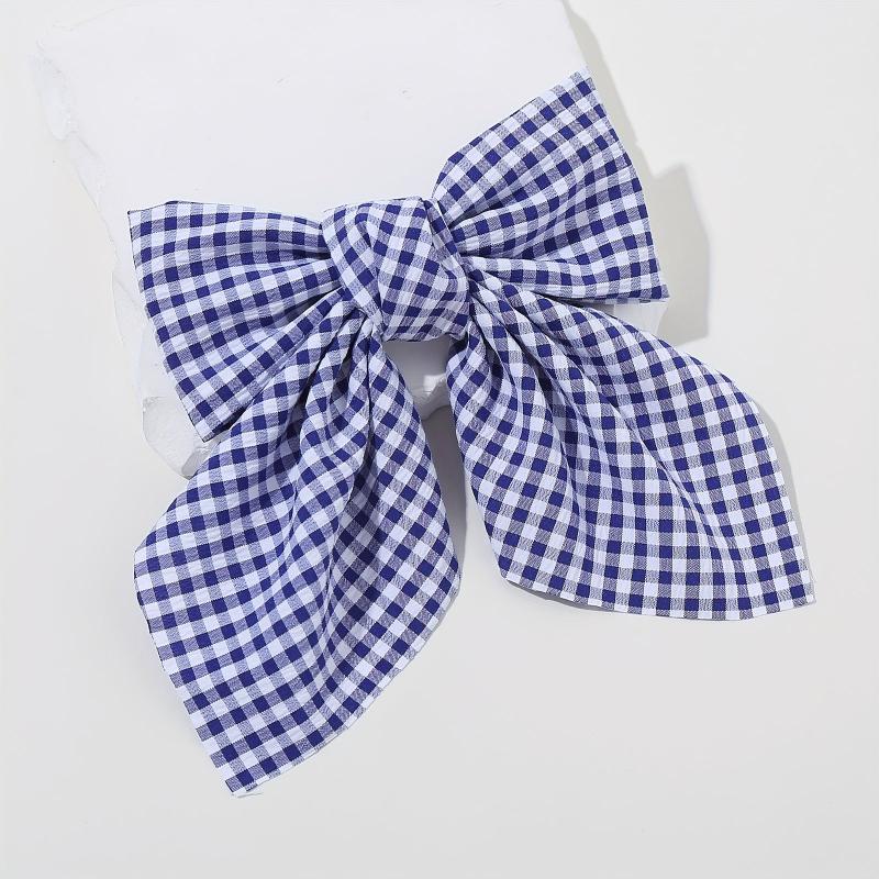 2pcs Bow Decor Hair Clip French Barrette Minimalist Headwear