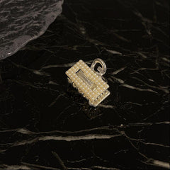 Small Faux Pearl Hair Claw Side Clip Bangs Clip