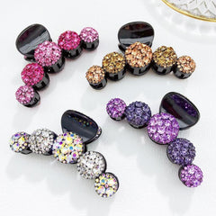 Crystal Hair Claw Vintage Shark Claw Jewelry Ponytail Holder
