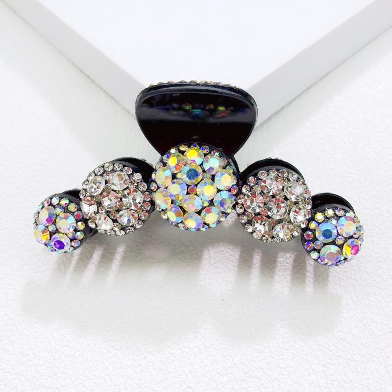 Crystal Hair Claw Vintage Shark Claw Jewelry Ponytail Holder