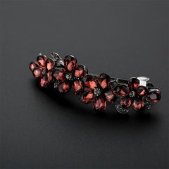 Rhinestone Hair Clips Barrette Floral Hair Accessories