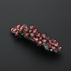 Rhinestone Hair Clips Barrette Floral Hair Accessories