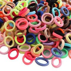 400pcs Children's Hair Tie Hair Ring High Elasticity Hair Rope
