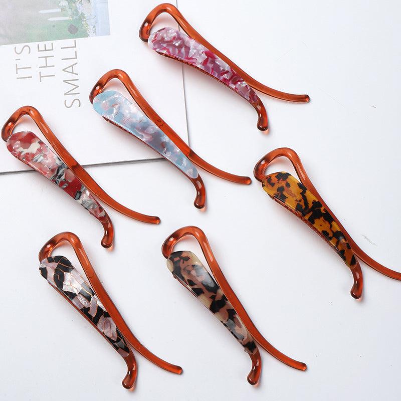 Vintage Amber Hair Clip Side Clip Bangs Clip Hair Accessories For Women