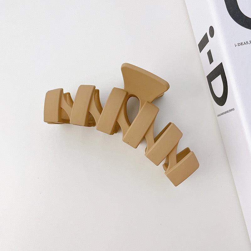Matte Minimalist Hair Claw Clips for Thick Hair Strong Hold Jaw Hair Clamp
