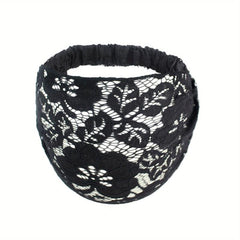Wide Brim Lace Headband Hair Scarf Sweet Headwear Hair Accessories