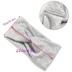 Women Girls Turban Headbands Wide Headwraps Elastic Yoga Hair Accessories