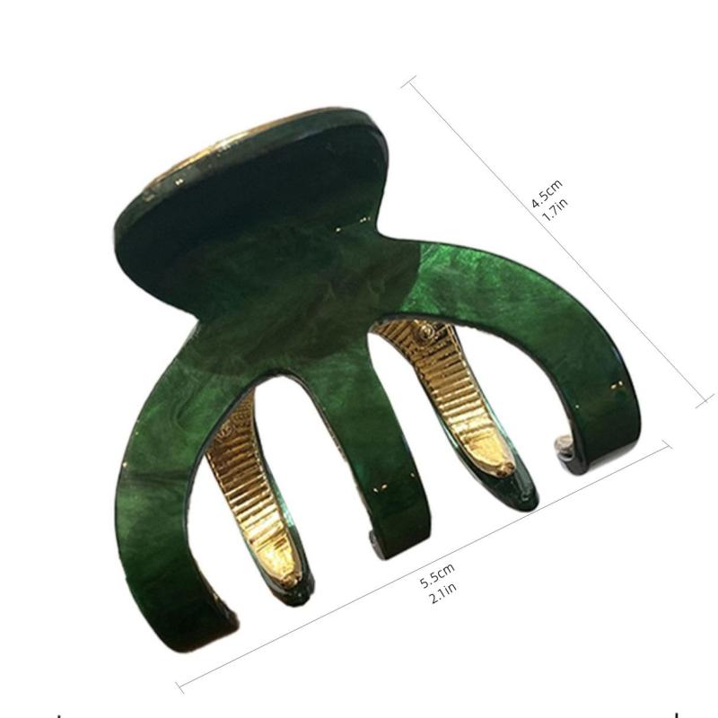 Acetate Hair Claw Pumpkin Hair Clip Acetic Shark Claw