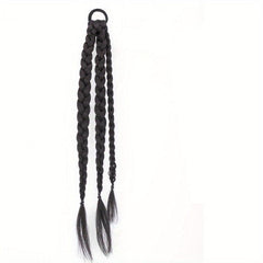 Y2K Boxing Braid Wig Sweet Twist Braid Double Ponytail