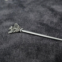 Death's Head Moth Hair Stick Metal Hairpin Halloween Hairpin