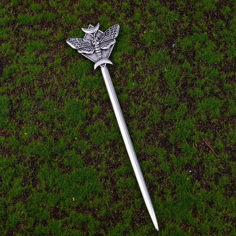 Death's Head Moth Hair Stick Metal Hairpin Halloween Hairpin