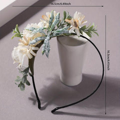 Rose Flower Headband Daily Hair Band Hair Accessories