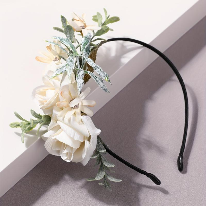Rose Flower Headband Daily Hair Band Hair Accessories