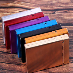 Automatic Flip Aluminum Alloy Cigarette Box Metal Cigarette Case