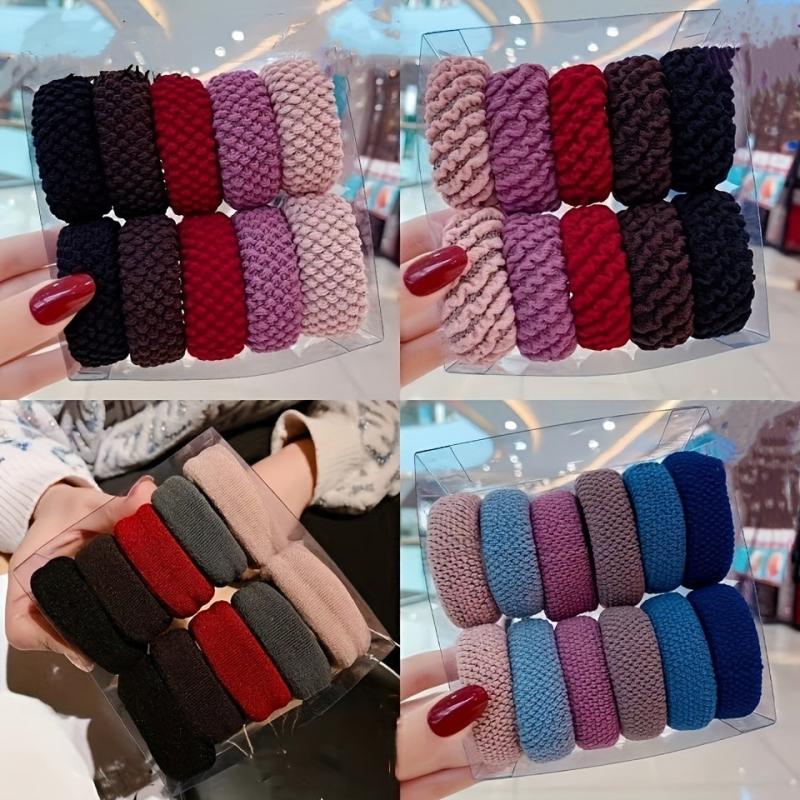 Thickened Hair Tie High Elasticity Hair Rope Curly Thick Hair Ponytail Holder