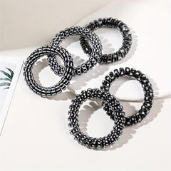 10pcs Spiral Hair Tie Scrunchies and Elastic Bands Ponytail Holder
