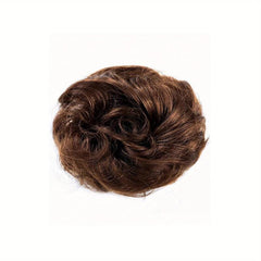 Messy Hair Bun Scrunchies Extension Curly Chignon for Women 100 Human Hair