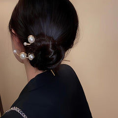 Pearl Hair Stick Hair Chopsticks Pearl Bun Hair Pin Bridal Wedding Hair Jewelry
