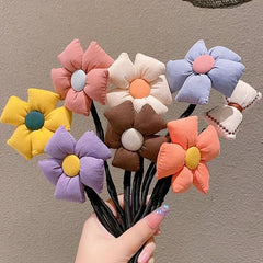 Flower Hair Tie Bun Maker Floral Hair Styler Fabric Hair Styling Tool