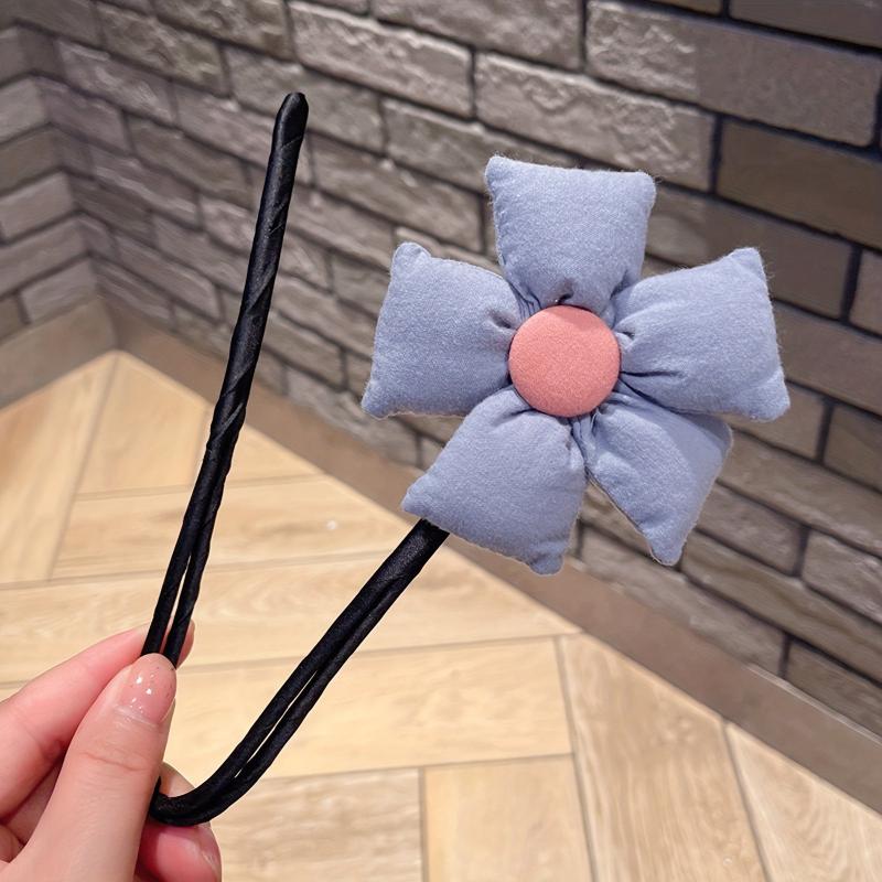 Flower Hair Tie Bun Maker Floral Hair Styler Fabric Hair Styling Tool