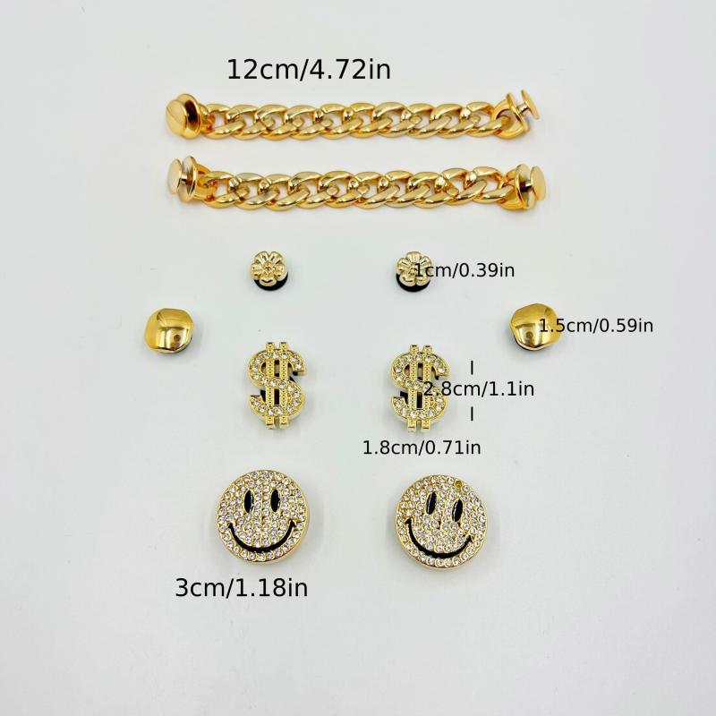 Smile Face Shoe Buckle Clogs DIY Decoration