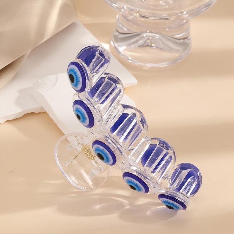 Devil's Eye Hair Clip Transparent Hair Accessories Female