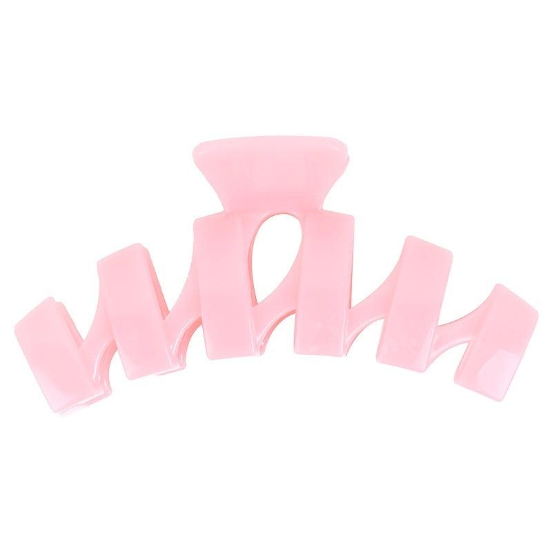 Oversize Pink Hair Claw Clip Non Slip Strong Hold Grip Hair Jaw Clip