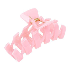 Oversize Pink Hair Claw Clip Non Slip Strong Hold Grip Hair Jaw Clip