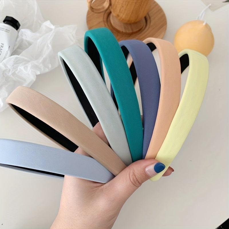 Morandi Solid Headband Casual Hair Hoop All Match Hair Accessories