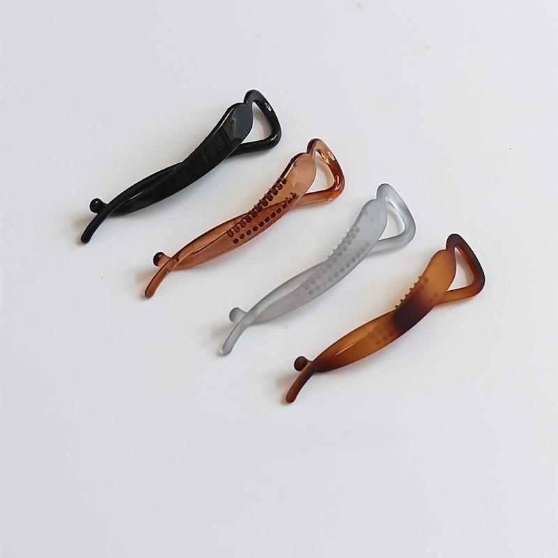 Matte Banana Clip Hair Claws Ponytail Holder Hairpins