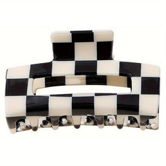 Plaid Square Hair Claw Shark Claw Hair Clip Mother's Gift Hair Accessories