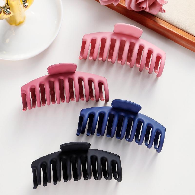 4 Large Hair Claw Clips Non-slip Strong Hold Jaw Clip Hair
