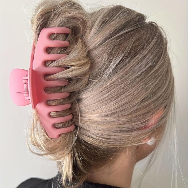 4 Large Hair Claw Clips Non-slip Strong Hold Jaw Clip Hair