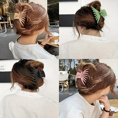 Matte Large Hair Claw Nonslip Ponytail Holder Hair Clip Women Girls