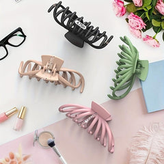 Matte Large Hair Claw Nonslip Ponytail Holder Hair Clip Women Girls