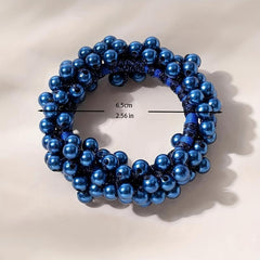 Sweet Faux Pearl Hair Tie Ponytail Holder Hair Rope Women Girls Accessories