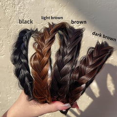 Fishbone Braids Hairbands Hair Hoop Headwear