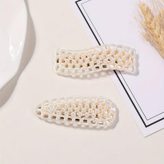 2pcs Resin Hair Clip Duck Billed Style Hair Clip For Women Girls