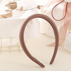Silk Satin Sponge Headband Hairband for Women