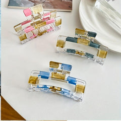 Transparent Hair Claw Large Shark Claw Ponytail Holder Hair Accessory