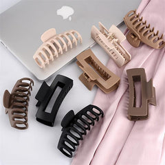 8pcs Large Rectangle Hair Claw for Thick Hair Style Hair Accessories