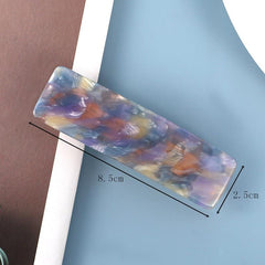 Acetic Acid Acrylic Barrette Occipital Bun Hair Clip