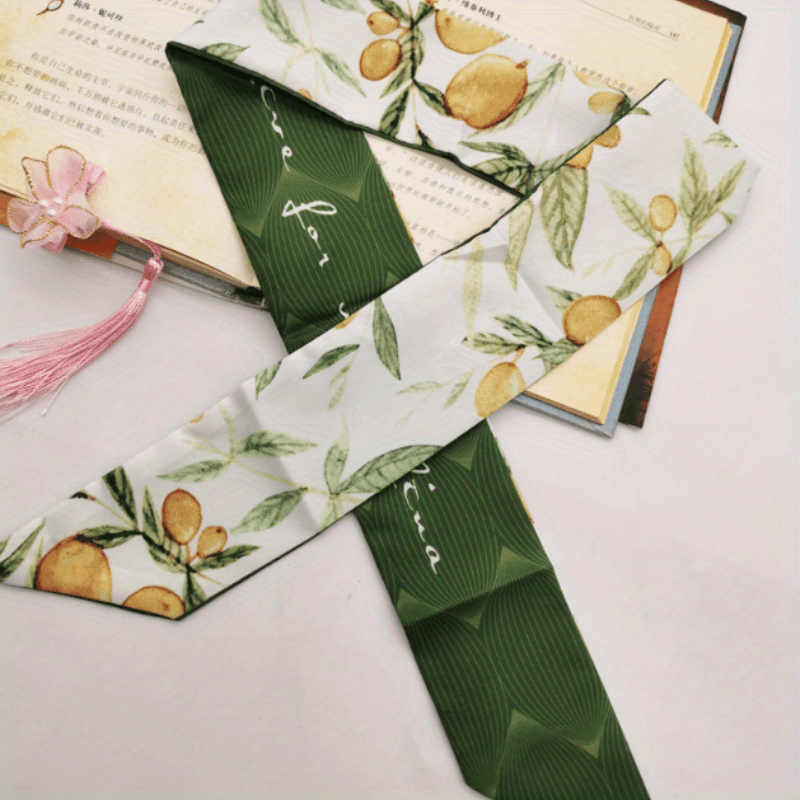 Women's Ribbon Scarf Hairband Neckerchief Ponytail Holder
