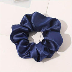 Silky Satin Scrunchies Hair Tie Ponytail Holder Hair Rope Women Girls Accessorie